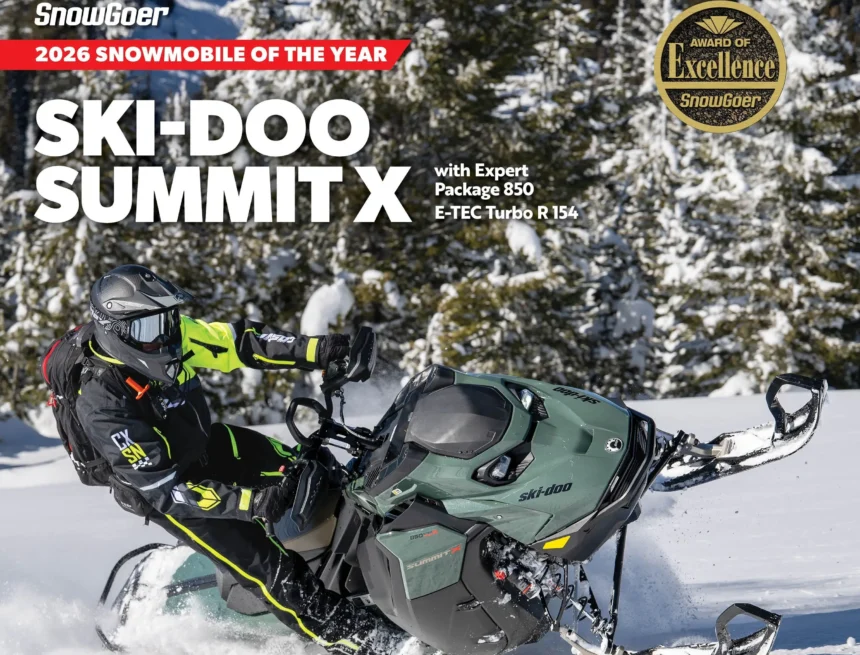 Снегоход SKI-DOO SUMMIT X 2026 признан снегоходов года!