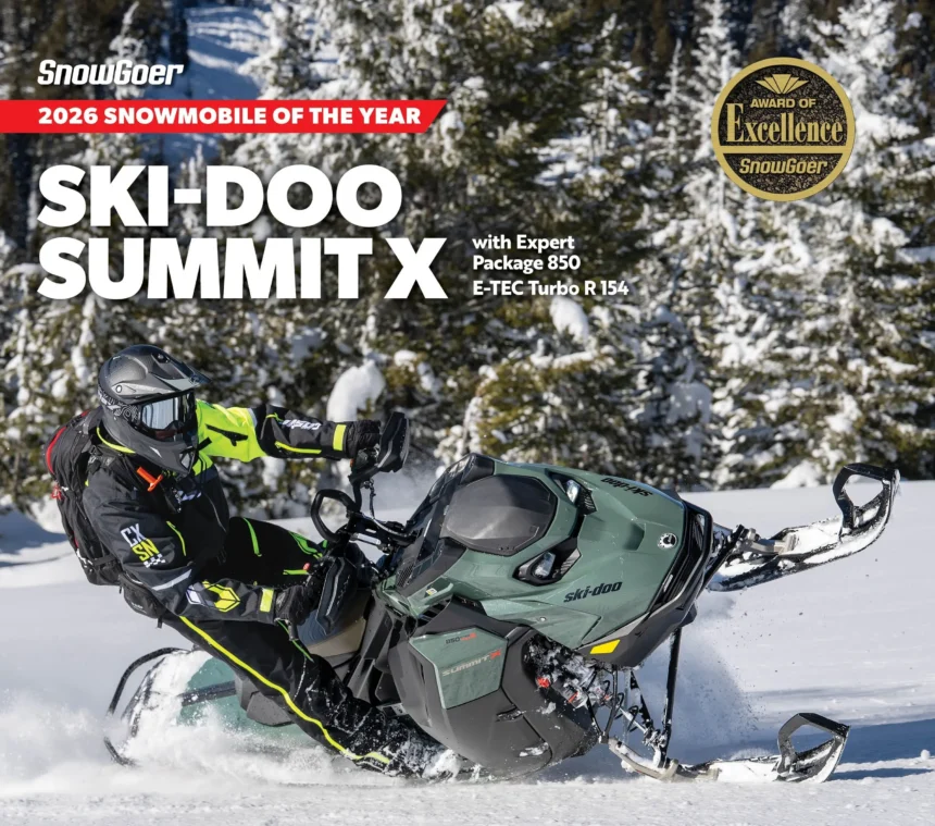 Снегоход SKI-DOO SUMMIT X 2026 признан снегоходов года!